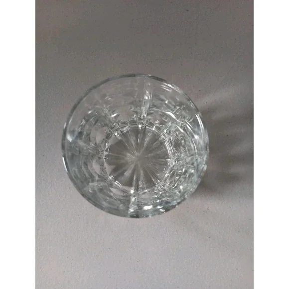 2 Italian Rocks Glass UNMATCHED Cut Glass Art Deco Regency Luxury Barware Retro - Picture 8 of 10
